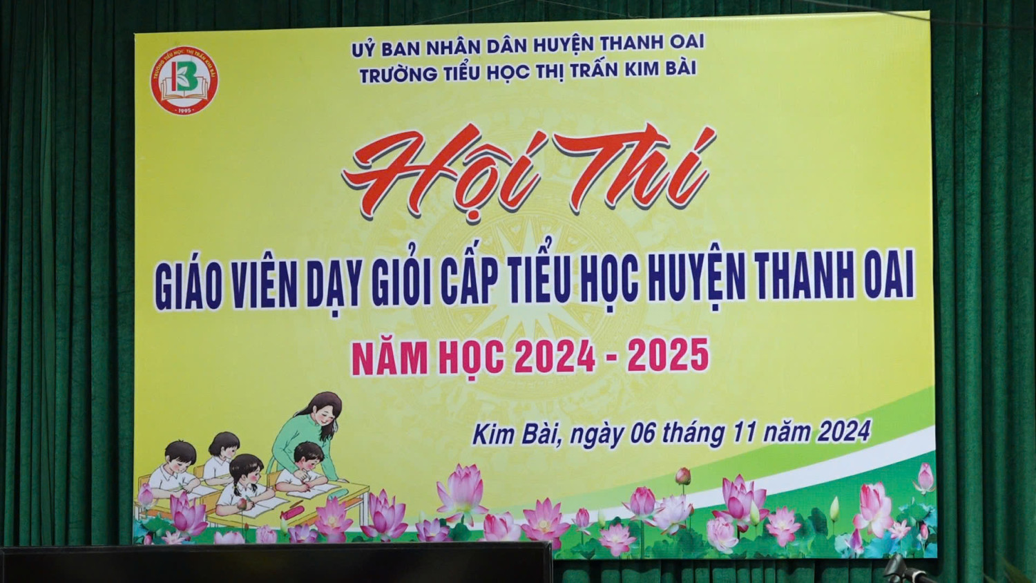 TRƯỜNG TIỂU HỌC THỊ TRẤN KIM BÀI THAM DỰ HỘI THI GIÁO VIÊN GIỎI CẤP HUYỆN NĂM HỌC 2024-2025